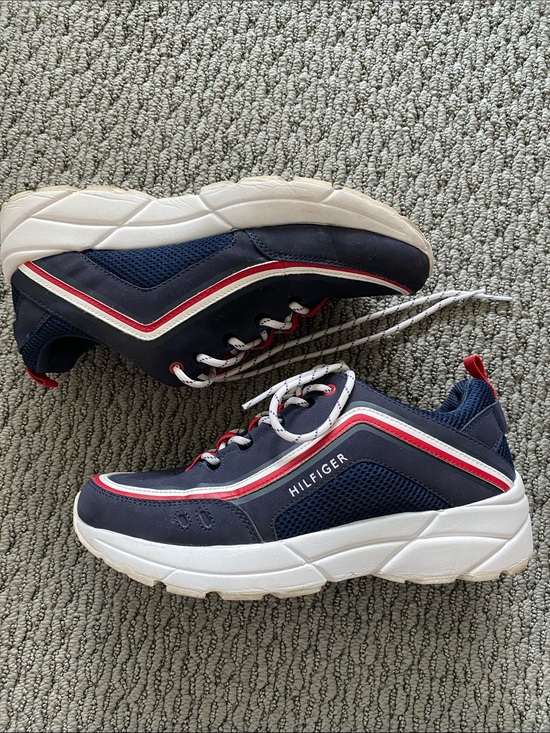 Tommy Hilfiger Shoes - Tommy Hilfiger Navy Red White Women's Sneakers